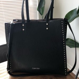 Calvin Klein Leather Tote
